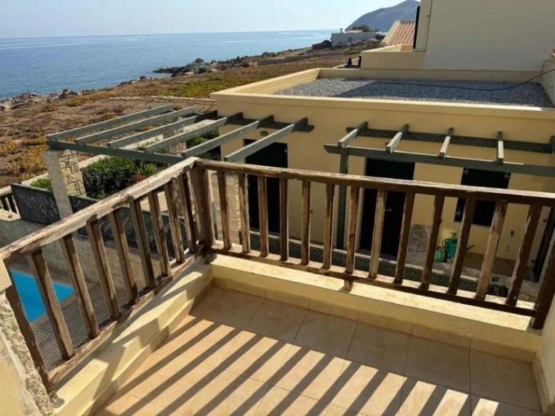 Panormos Kreta, Panormos: Maisonette-Wohnung direkt am Strand mit privatem Pool zu verkaufen Wohnung kaufen